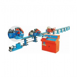 Intelligent double tractor for aluminum profile pulling