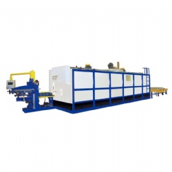 Multi billet hot shear furnace for aluminum billet